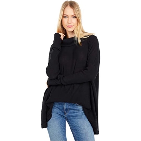 Free People Tops - 38) NWT Free People Juicy Long Sleeve Top in Black